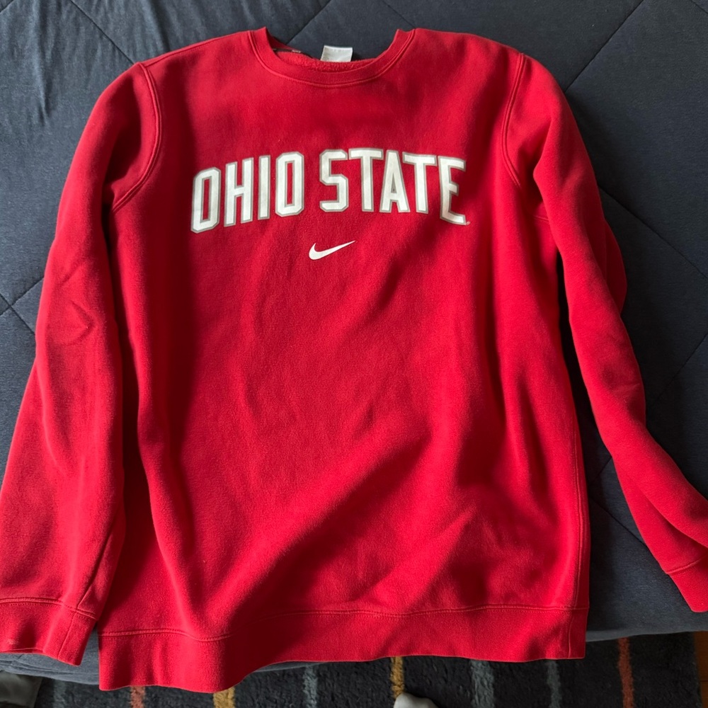 Nike Ohio State Red Crewneck Sweatshirt